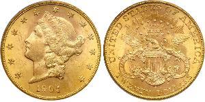 20 Доллар США (1776 - ) Золото 