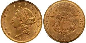 20 Доллар США (1776 - ) Золото 