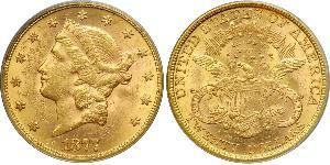 20 Доллар США (1776 - ) Золото 