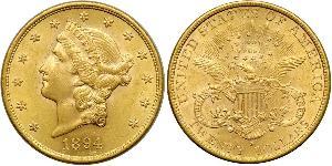20 Доллар США (1776 - ) Золото 
