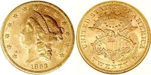 20 Доллар США (1776 - ) Золото 