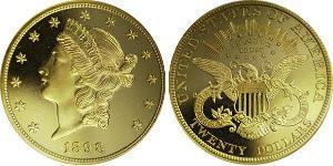 20 Доллар США (1776 - ) Золото 