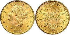 20 Доллар США (1776 - ) Золото 