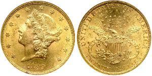 20 Доллар США (1776 - ) Золото 