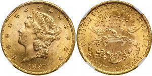 20 Доллар США (1776 - ) Золото 