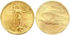 20 Доллар США (1776 - ) Золото 