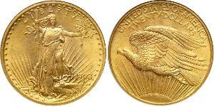 20 Доллар США (1776 - ) Золото 