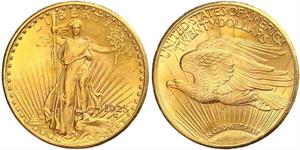 20 Доллар США (1776 - ) Золото 