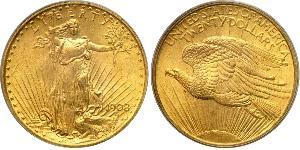 20 Доллар США (1776 - ) Золото 