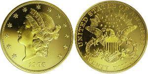 20 Доллар США (1776 - ) Золото 