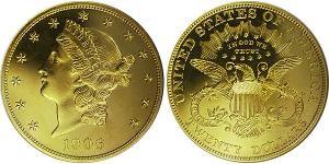 20 Доллар США (1776 - ) Золото 
