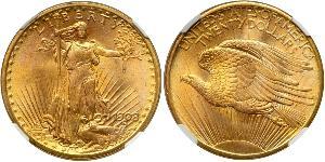 20 Доллар США (1776 - ) Золото 