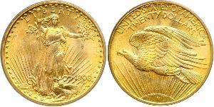 20 Доллар США (1776 - ) Золото 