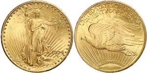 20 Доллар США (1776 - ) Золото 