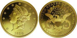 20 Доллар США (1776 - ) Золото 