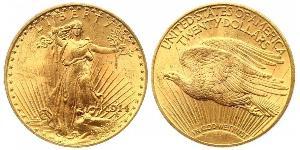 20 Доллар США (1776 - ) Золото 