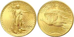 20 Доллар США (1776 - ) Золото 