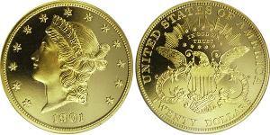 20 Доллар США (1776 - ) Золото 