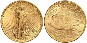 20 Доллар США (1776 - ) Золото 