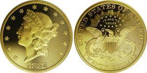 20 Доллар США (1776 - ) Золото 