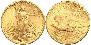 20 Доллар США (1776 - ) Золото 