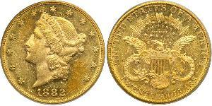 20 Доллар США (1776 - ) Золото 