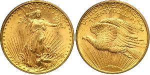 20 Доллар США (1776 - ) Золото 