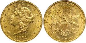 20 Доллар США (1776 - ) Золото 