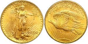 20 Доллар США (1776 - ) Золото 