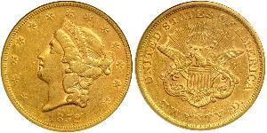 20 Доллар США (1776 - ) Золото 