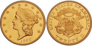 20 Доллар США (1776 - ) Золото 