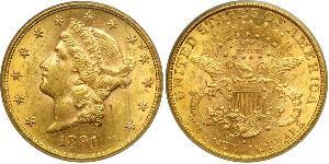 20 Доллар США (1776 - ) Золото 