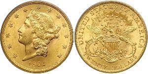 20 Доллар США (1776 - ) Золото 