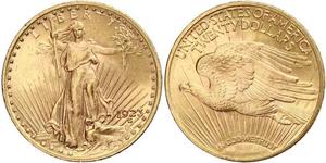 20 Доллар США (1776 - ) Золото 