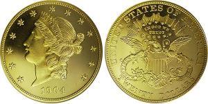 20 Доллар США (1776 - ) Золото 