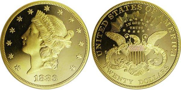 20 Доллар США (1776 - ) Золото 