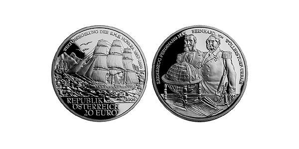 20 Евро Австрийская Республика(1955 - ) Серебро 