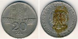20 Злотий Польська Народна Республіка (1952-1990)  