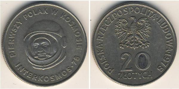 20 Злотый Польская Народная Республика (1952-1990) Никель/Медь 