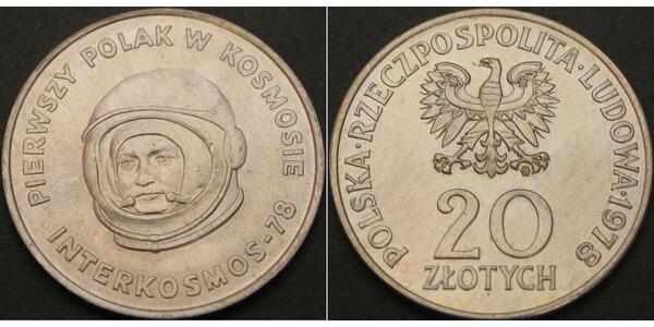 20 Злотый Польская Народная Республика (1952-1990) Никель/Медь 