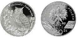 20 Злотый Республика Польша (1991 - ) Серебро 