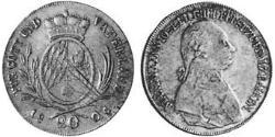 20 Крейцер Бавария (курфюршество) (1623 - 1806) Серебро 