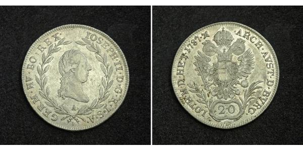 20 Крейцер Священная Римская империя (962-1806) Серебро Francis II, Holy Roman Emperor (1768 - 1835)