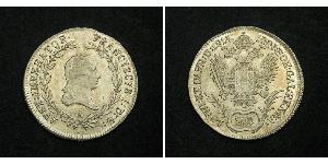 20 Крейцер Австрійська імперія (1804-1867) Срібло Francis II, Holy Roman Emperor (1768 - 1835)