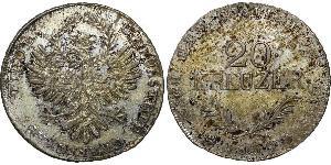 20 Крейцер Австрійська імперія (1804-1867) Срібло 