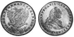 20 Крейцер Баварія (курфюрство) (1623 - 1806) Срібло 
