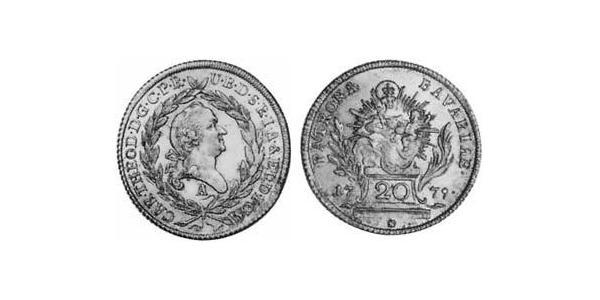 20 Крейцер Баварія (курфюрство) (1623 - 1806) Срібло 