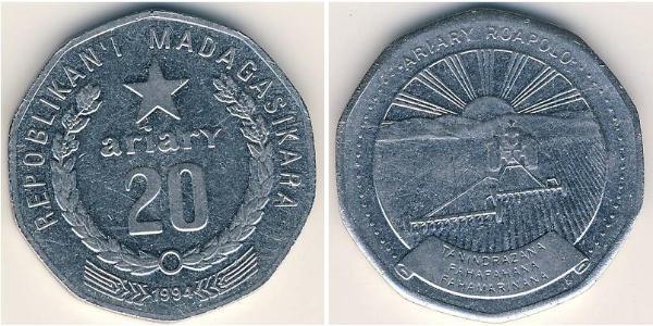 20 Крона Мадагаскар  