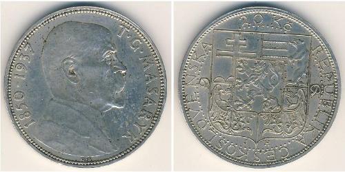 20 Крона Чехословакія (1918-1992) Срібло 