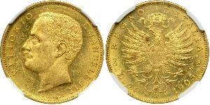 20 Ліра Kingdom of Italy (1861-1946) Золото Виктор Эммануил III (1869 - 1947)